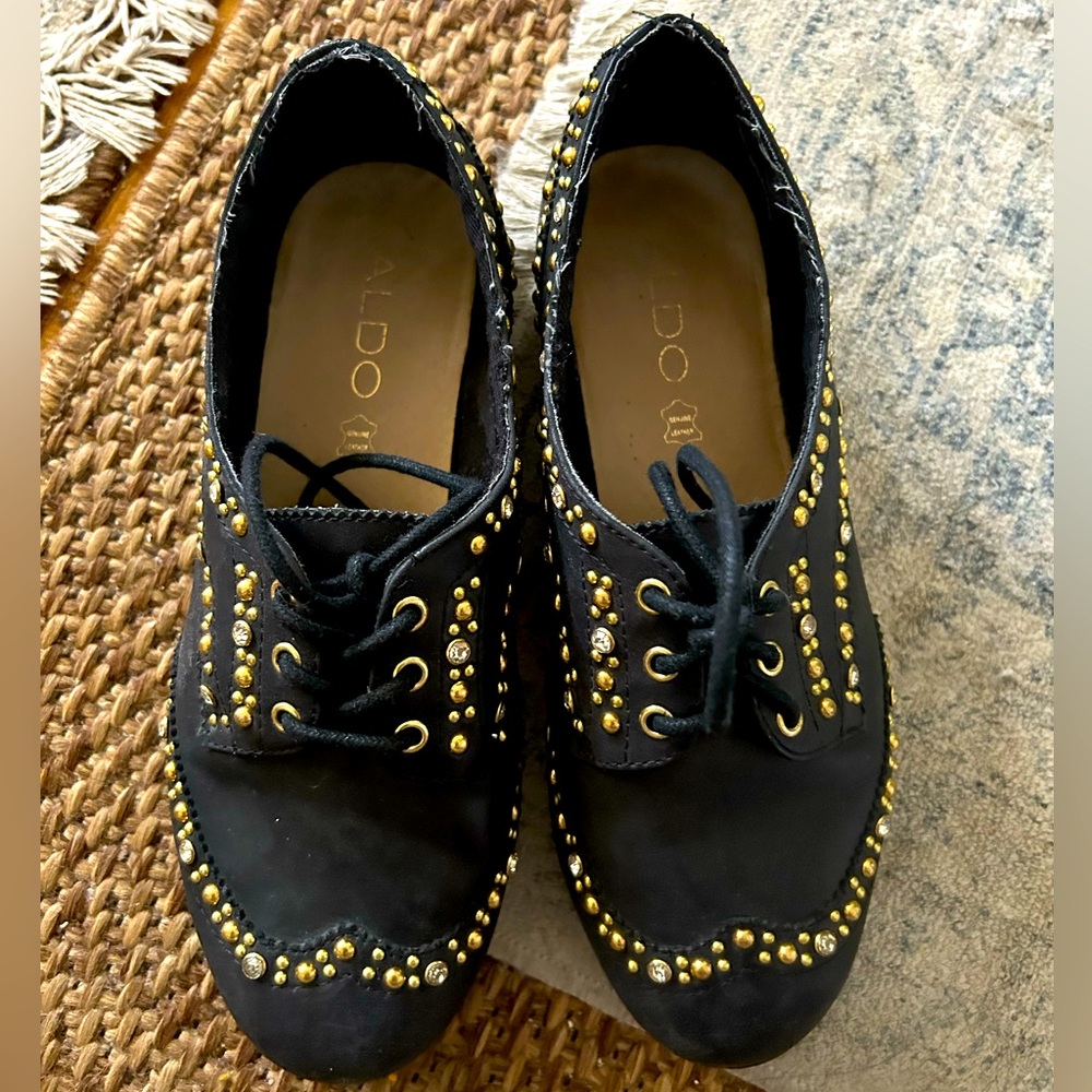 Aldo Rhinestones Oxford Shoes